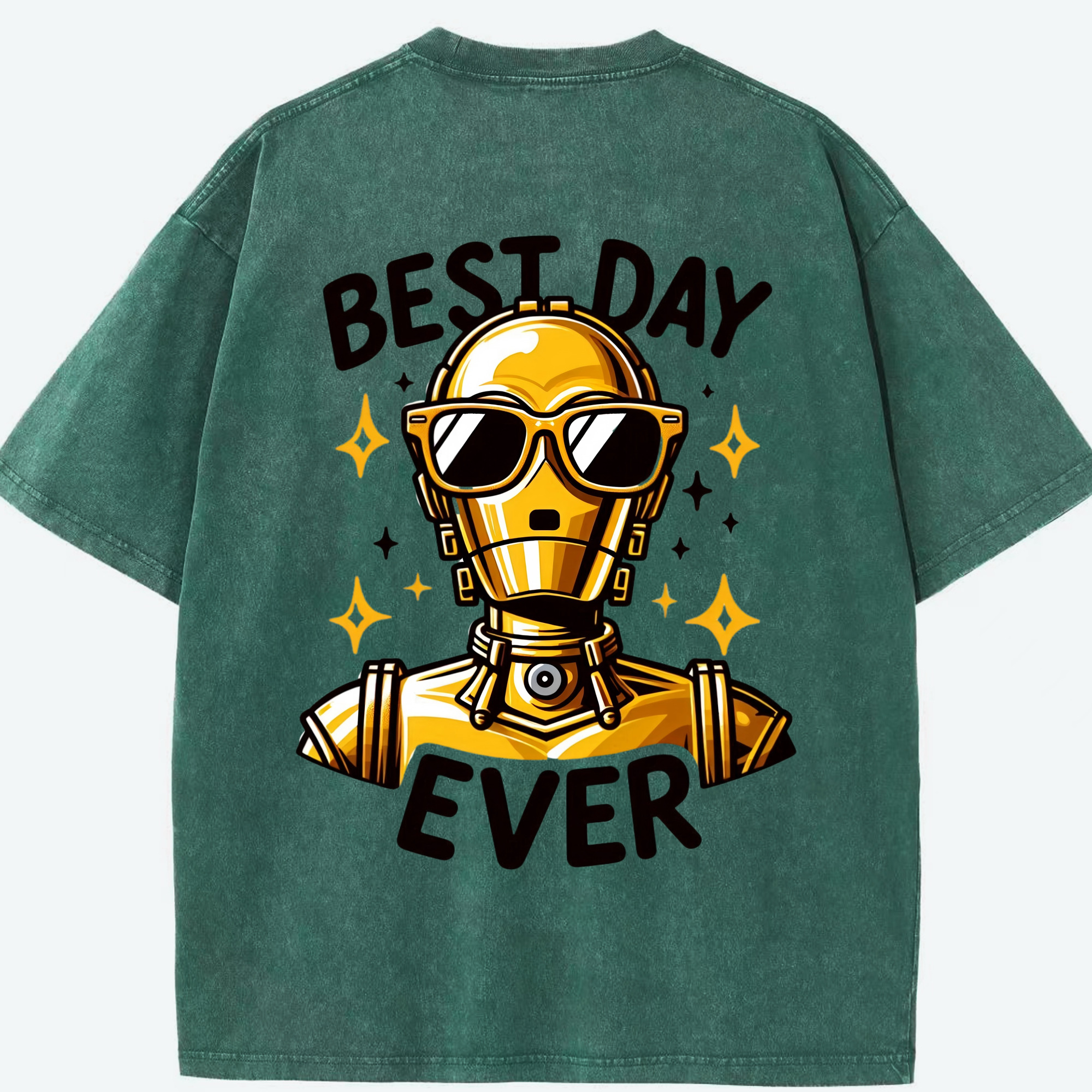 （画像用） スター・ウォーズ Star Wars 綿100% ヴィンテージ風 半袖Tシャツ（背面プリント）